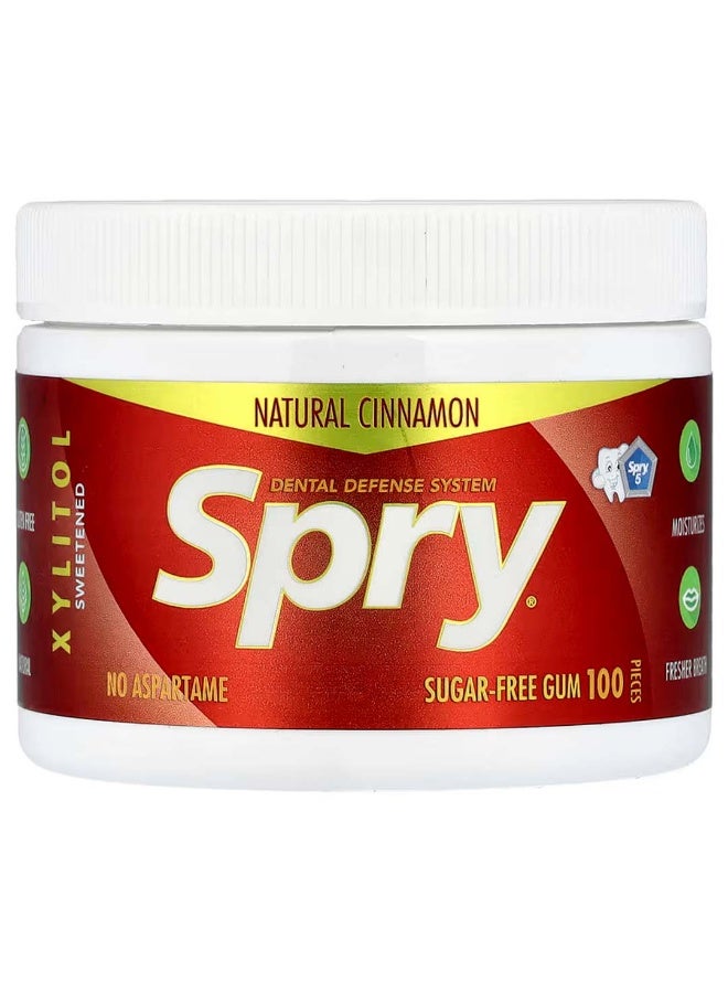 سبراي علكة ، قرفة طبيعية ، 100 قطعة - Image 1